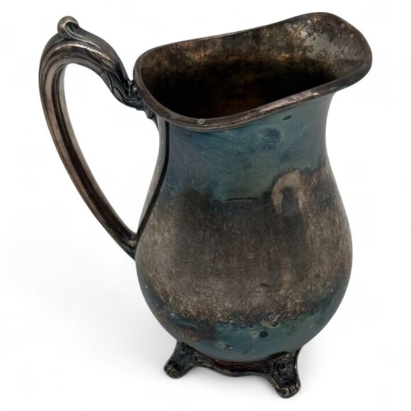 Vintage 1881 Rogers Glenrose 6 Pc Silverplate Tea Set W Tray - Picture 9 of 14